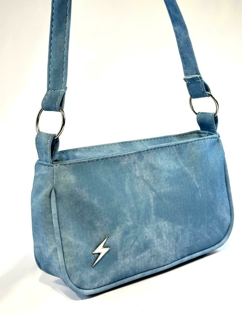 Cartera De Mano Y Hombro Milena Simil Jean Urbano Casual