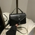 Cartera Importada Mujer Milán Croco Herrajes Plateados Noche - tienda online