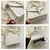 Cartera Importada Mujer Milán Croco Herrajes Plateados Noche - comprar online