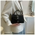 Cartera Importada Mujer Milán Croco Herrajes Plateados Noche