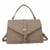 Cartera Milán Importada para Mujer – Mini Solapa Croco con Herrajes Plateados
