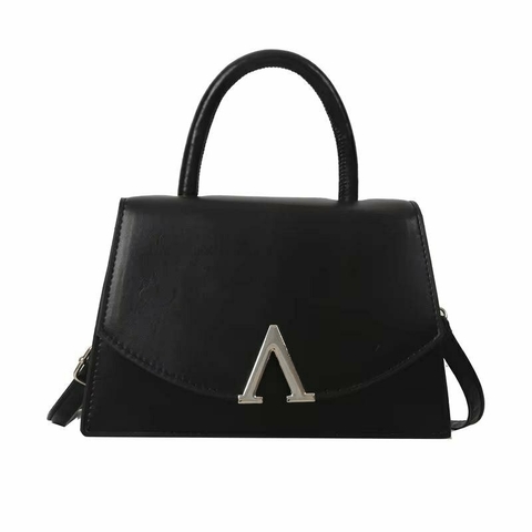 Cartera Mujer Mini Bag Rigida Rectangular Detalle Plateado - comprar online