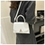 Imagen de Cartera Mujer Mini Bag Rigida Rectangular Detalle Plateado