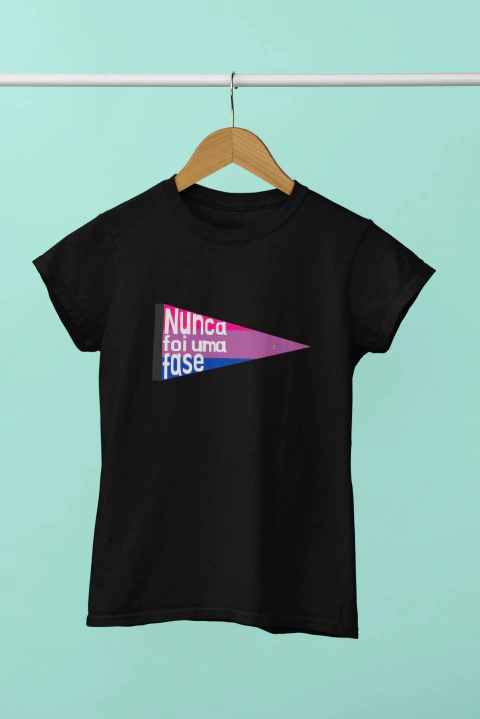 Camiseta Orgulho LGBTQ - Bissexual Nunca Foi Uma Fase - comprar online