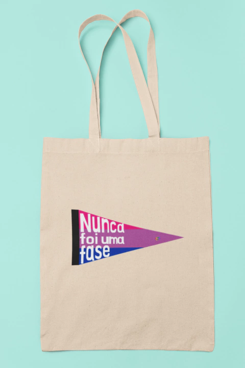Ecobag Bandeira Bissexual LGBTQ+ Nunca Foi Uma Fase - comprar online