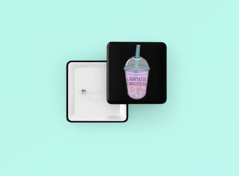 Botton Quadrado Lágrimas de Capacitistas