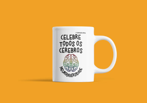 Convenção Atípica 2025 - Caneca Celebre Todos Os Cérebros - comprar online