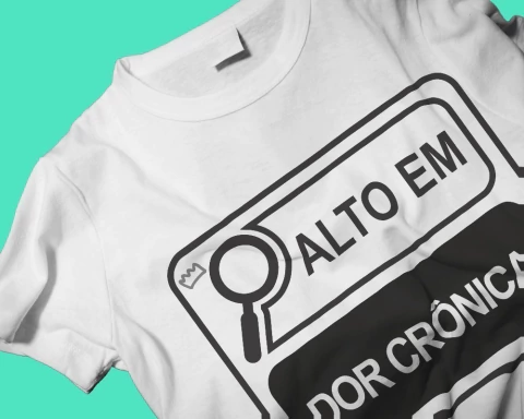 Camiseta Lupa Alto Em Dor Crônica