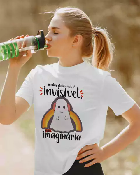 Babylook Minha Deficiência É Invisível, Não Imaginária