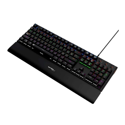 TECLADO NETMAK LEGEND MECANICO GAMER RGB CON NUMERICO