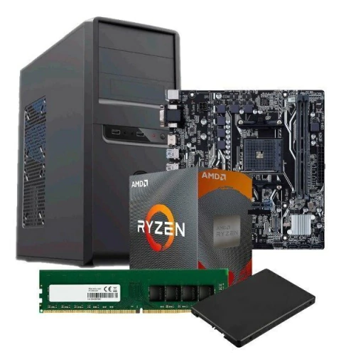 PC ARMADA ALUNA AMD RYZEN 3 3200G / MB ASROCK B450M / 8GB DDR4 / 480GB SSD / GAB ALUNA SIN KIT