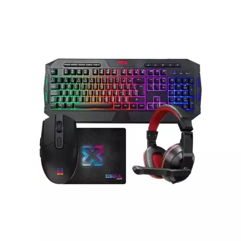TECLADO Y MOUSE Y AURI Y PAD SOUL 4 EN 1 KIT GAMING COMBO GAMER - comprar online