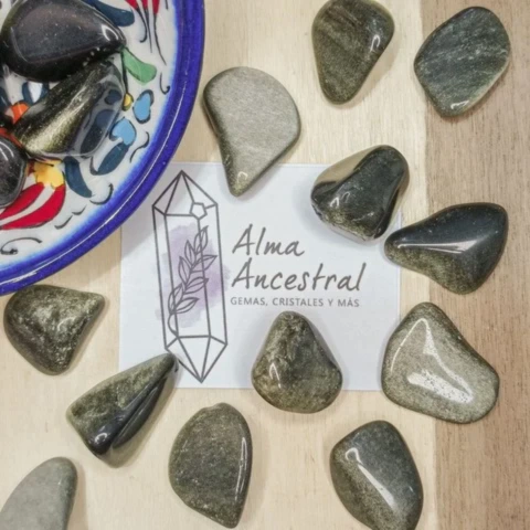 OBSIDIANA DORADA ROLADA