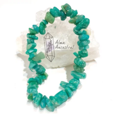 PULSERAS DE CRISTALES - AMAZONITA