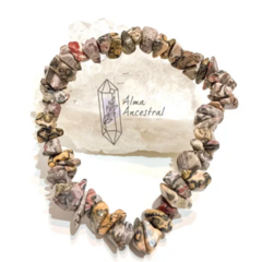 PULSERAS DE CRISTALES - JASPE ORBICULAR
