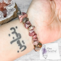 PULSERAS DE CRISTALES - RODONITA