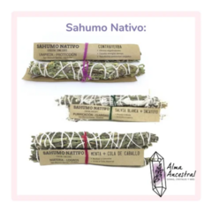 SAHUMO NATIVO (RAMILLETE) VARIEDADES DE HIERBAS