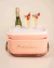 Polarbox 20l - Coral com Alça Marrom - comprar online