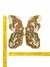 Aplique Chico Mariposa Dorada y Rosa - comprar online