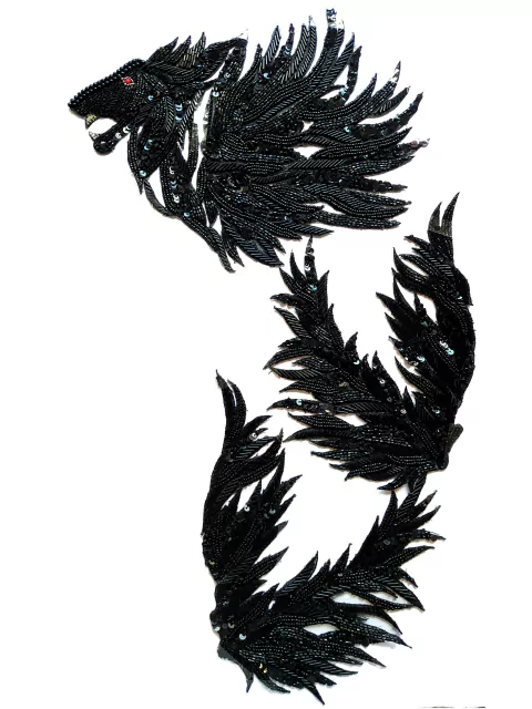 Aplique Grande León Negro