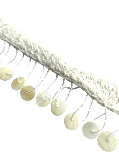 Galón con canutillos 3.5 cm - comprar online