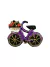 Aplique Chico Bicicleta Violeta