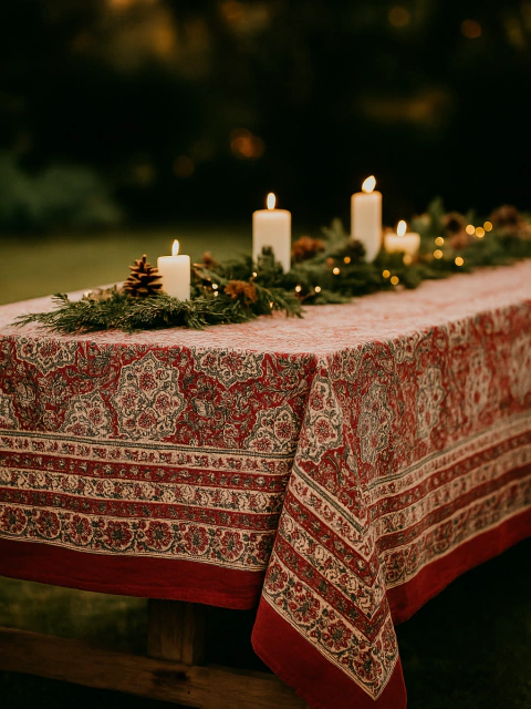 Mantel Block Print - comprar online