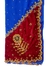 Saree Nuevo de Gasa y Terciopelo - mgenindia