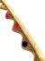 Galón con canutillos 3.5cm - 2 - comprar online
