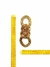 Aplique Chico por par Cadenas doradas - comprar online