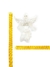 Aplique Chico por par Pajaro Blanco con plumas - comprar online