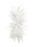 Aplique Piedras y Plumas Blanco