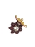 Botón Flor Dorada Bordo x 10 unidades - comprar online