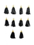 Tessel Canutillos Corto Negro x 10 unidades