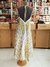 Vestido Solero Voal de Algodón Amarillo y Lila en internet