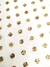 Tul Blanco Tiza con Lunares Dorados - comprar online