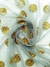 Tul Gris con Rosetas Doradas - comprar online