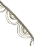 Galón con canutillos 4 cm - mgenindia
