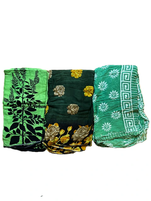 Set x3 Sarees Vintage de Algodón Nº 145