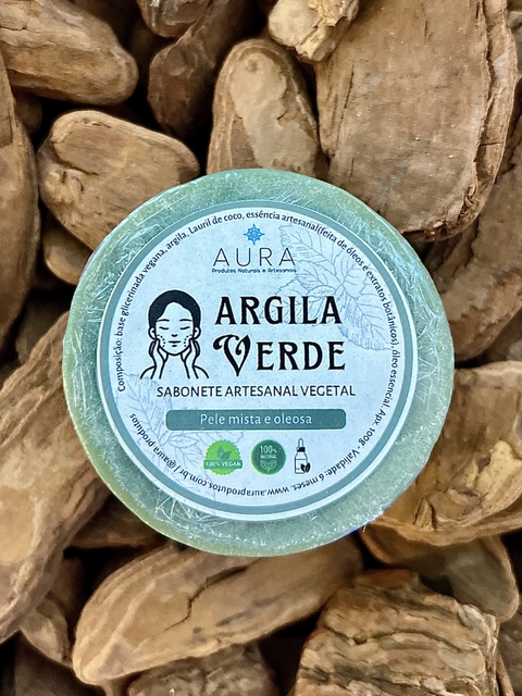 Sabonete Vegetal Argila Verde 90g