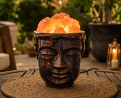Lámpara Buda Cuenco Negra - comprar online