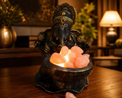 Lámpara Ganesha 26cm + Kit de eléctrico + Sales