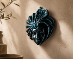 Rostro Mujer Colgante 20cm - Runha