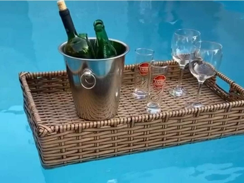 Bandeja Grande Flutuante Piscina Retangular 40x60 - comprar online