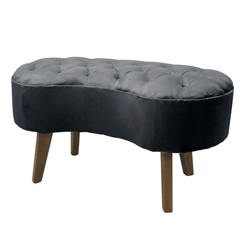 Puff Divã Capitonê Feijão - comprar online