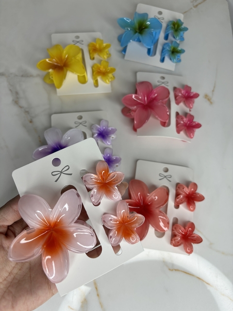 Presilha flor kit com 3 - comprar online