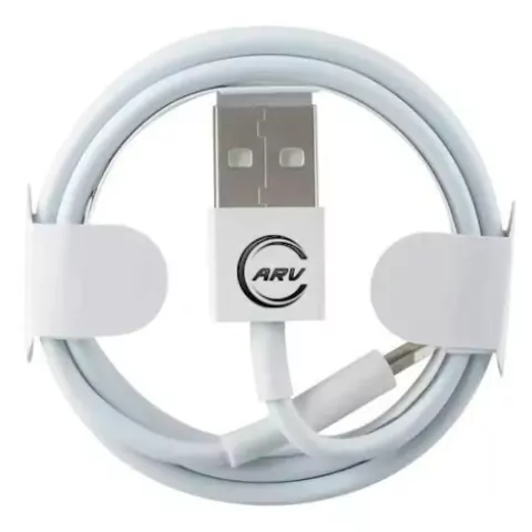 CABLE LIGHTNING BLANCO CON ENTRADA USB SALIDA LIGHTNING FULL BOX