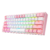 Teclados Redragon Fizz Pro Blanco /Rosa red switch english K616-RGB WP - comprar online