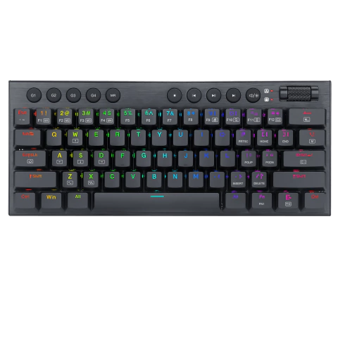 Teclados Redragon Horus Mini Negro red switch english Cableado K632-RGB