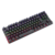 Teclado T-Dagger Bora red switch Español rainbow T-TGK313-RD Negro - ARSHOP
